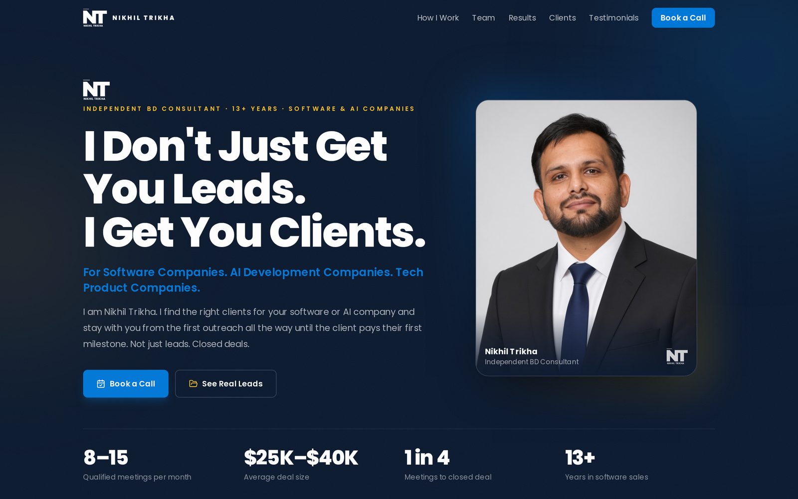 Nikhil Trikha website